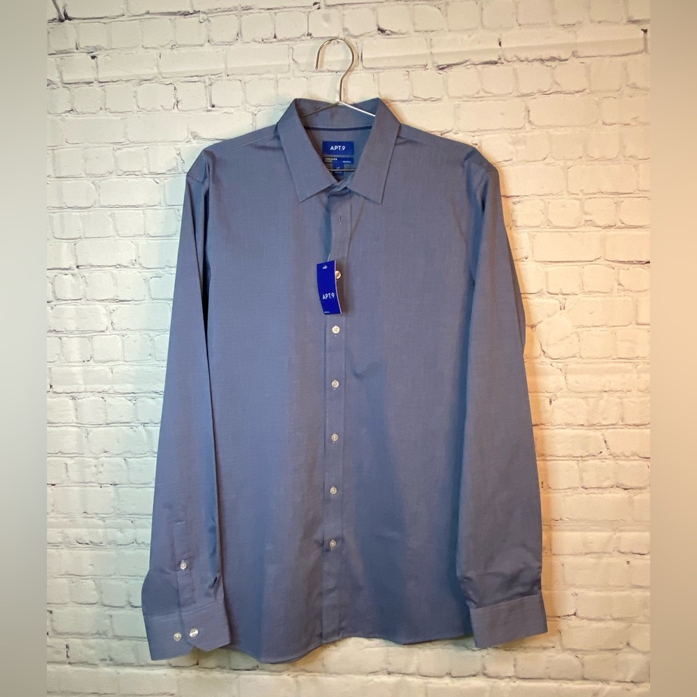 NWTO! Apt 9 Premier flex no iron long sleeve button up Large Tall